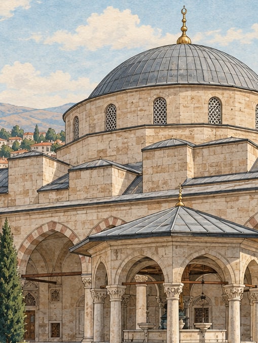 Zeichnung: Große Moschee von Sivas, Sivas