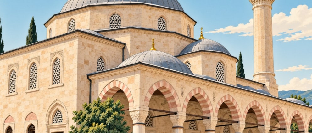 Sivrihisar Great Mosque çizimi, Eskişehir