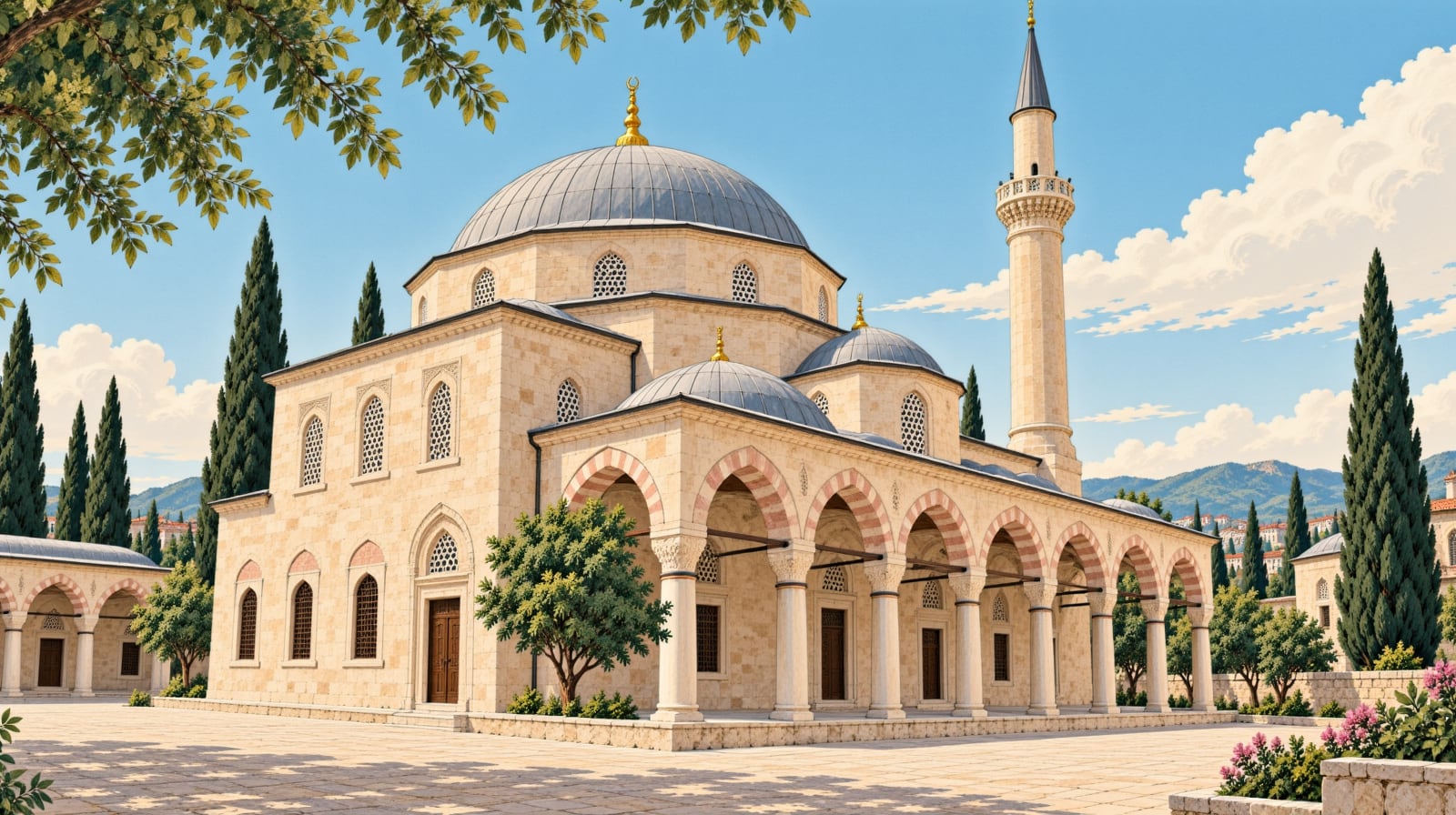 Sivrihisar Great Mosque çizimi, Eskişehir