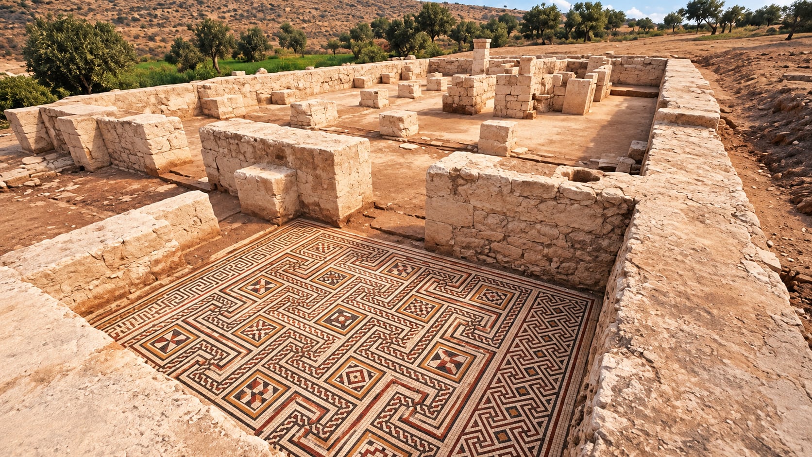 Sobessos Archaeological Site çizimi, Nevşehir