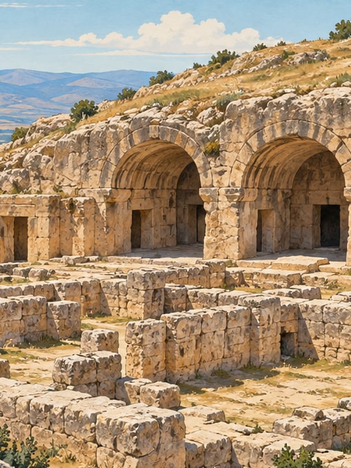 Zeichnung: Monumentalgrab Sofraz, Adıyaman