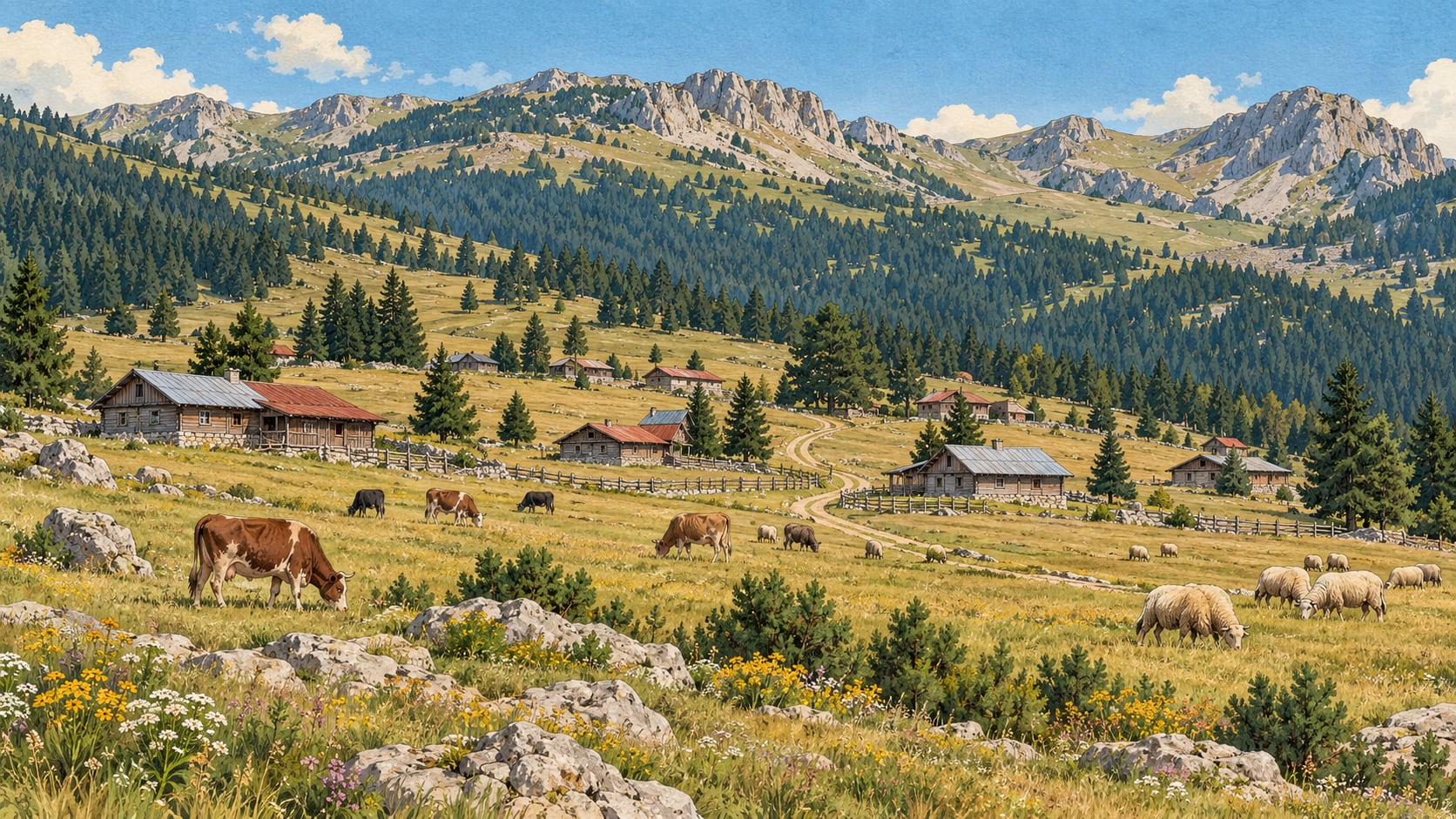 Sofular Plateau çizimi, Bilecik