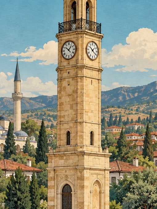 Zeichnung: Botanischer Park Soğanlı, Bursa