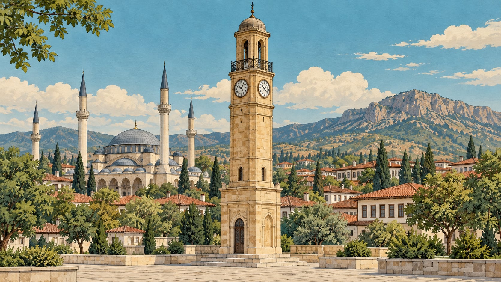 Soğanlı Botanical Park çizimi, Bursa