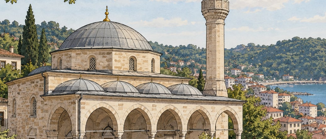 Soğuk Su Mosque çizimi, Giresun