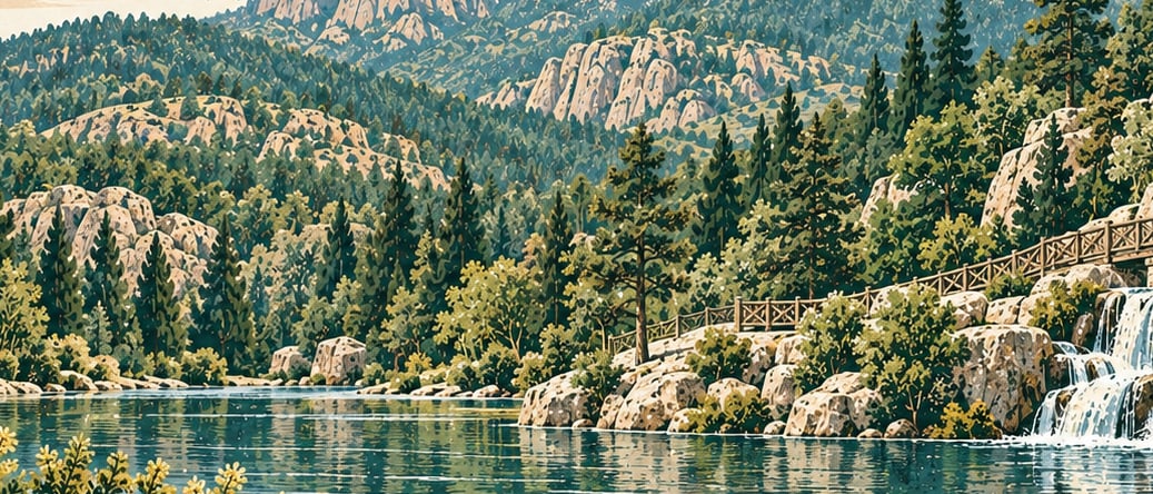Soğuksu National Park çizimi, Ankara