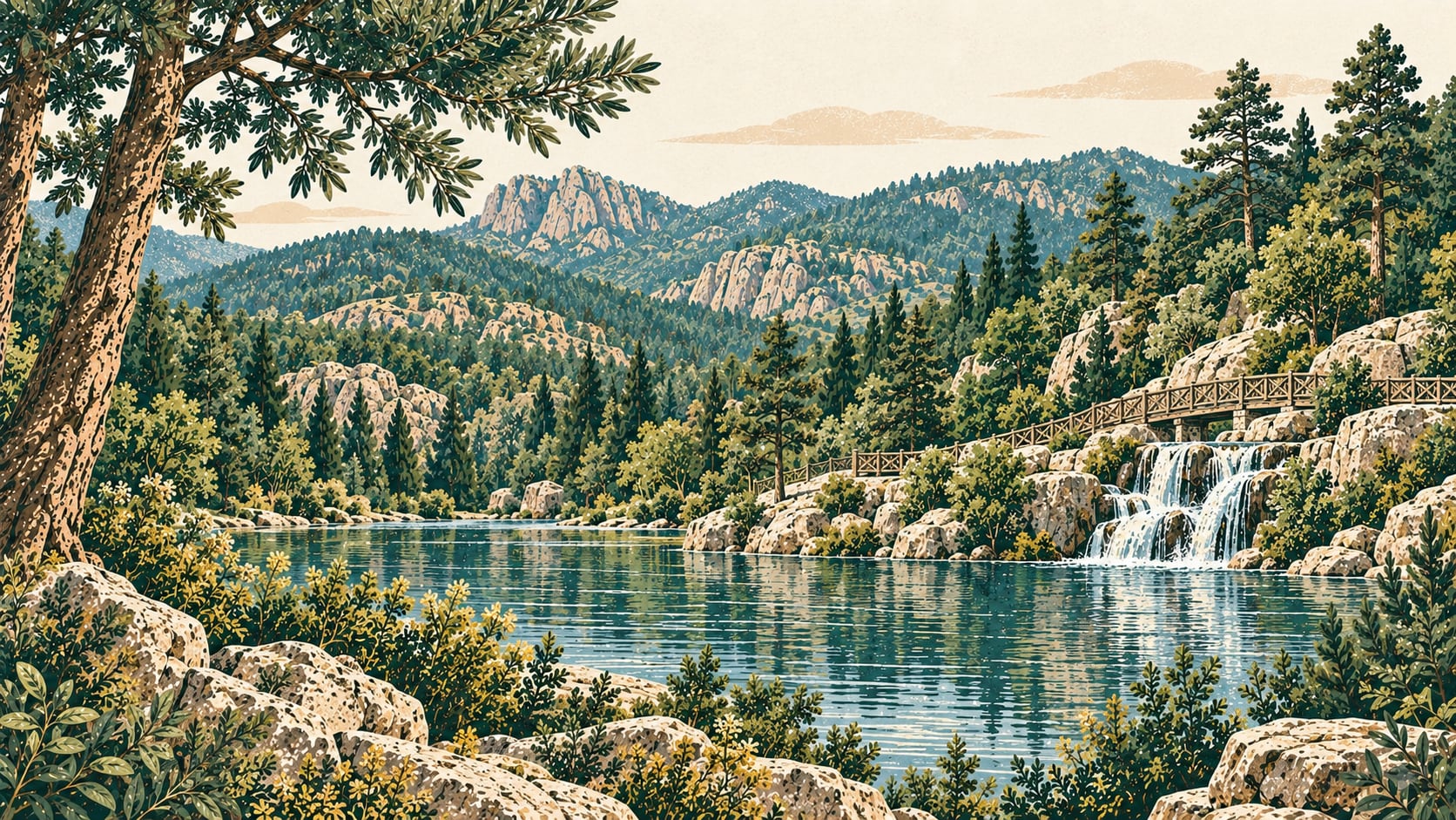 Soğuksu National Park çizimi, Ankara