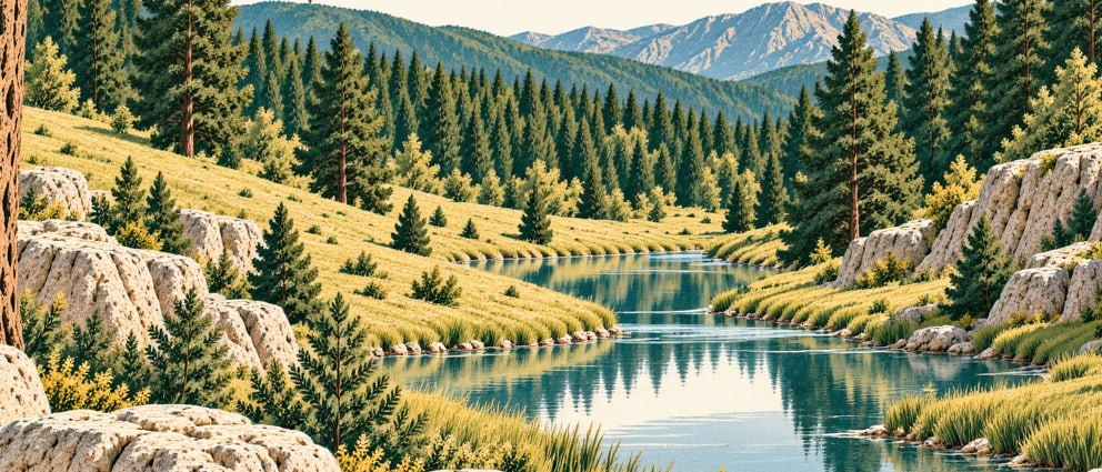 Soğuksu Nature Park çizimi, Kars