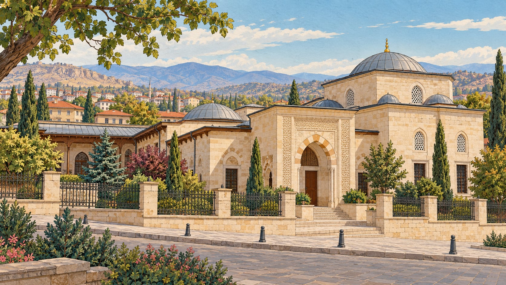 Somuncu Baba and Hulusi Efendi Museum çizimi, Malatya