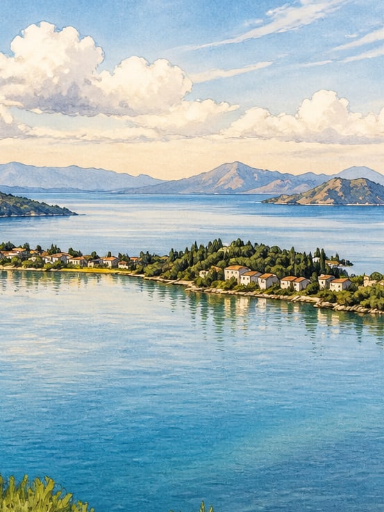 Şövalye Island çizimi, Muğla