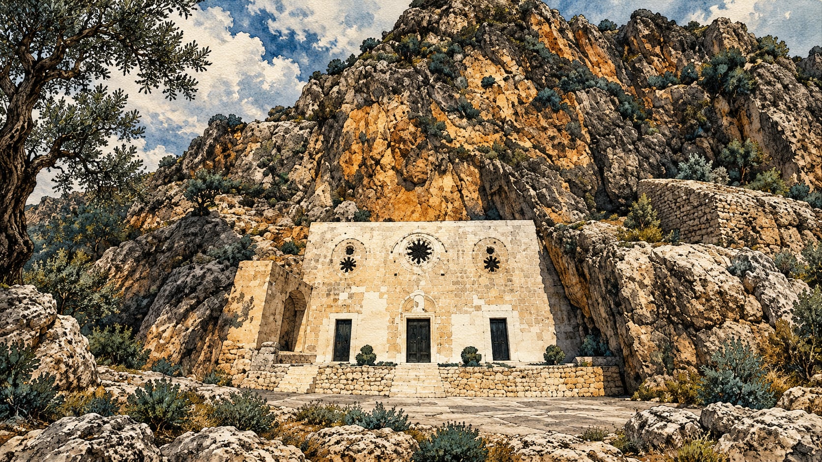 St. Pierre Memorial Museum çizimi, Hatay