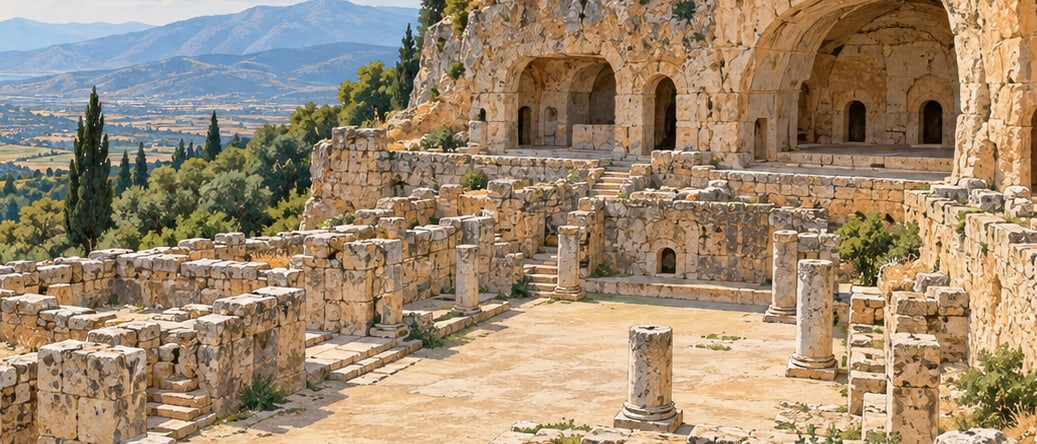 St. Simon Monastery çizimi, Hatay