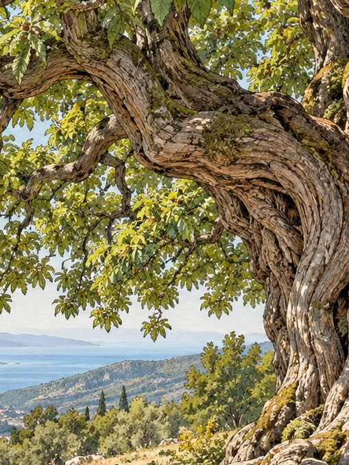 Zeichnung: Naturdenkmal Subaşı Havuzlar, İstanbul