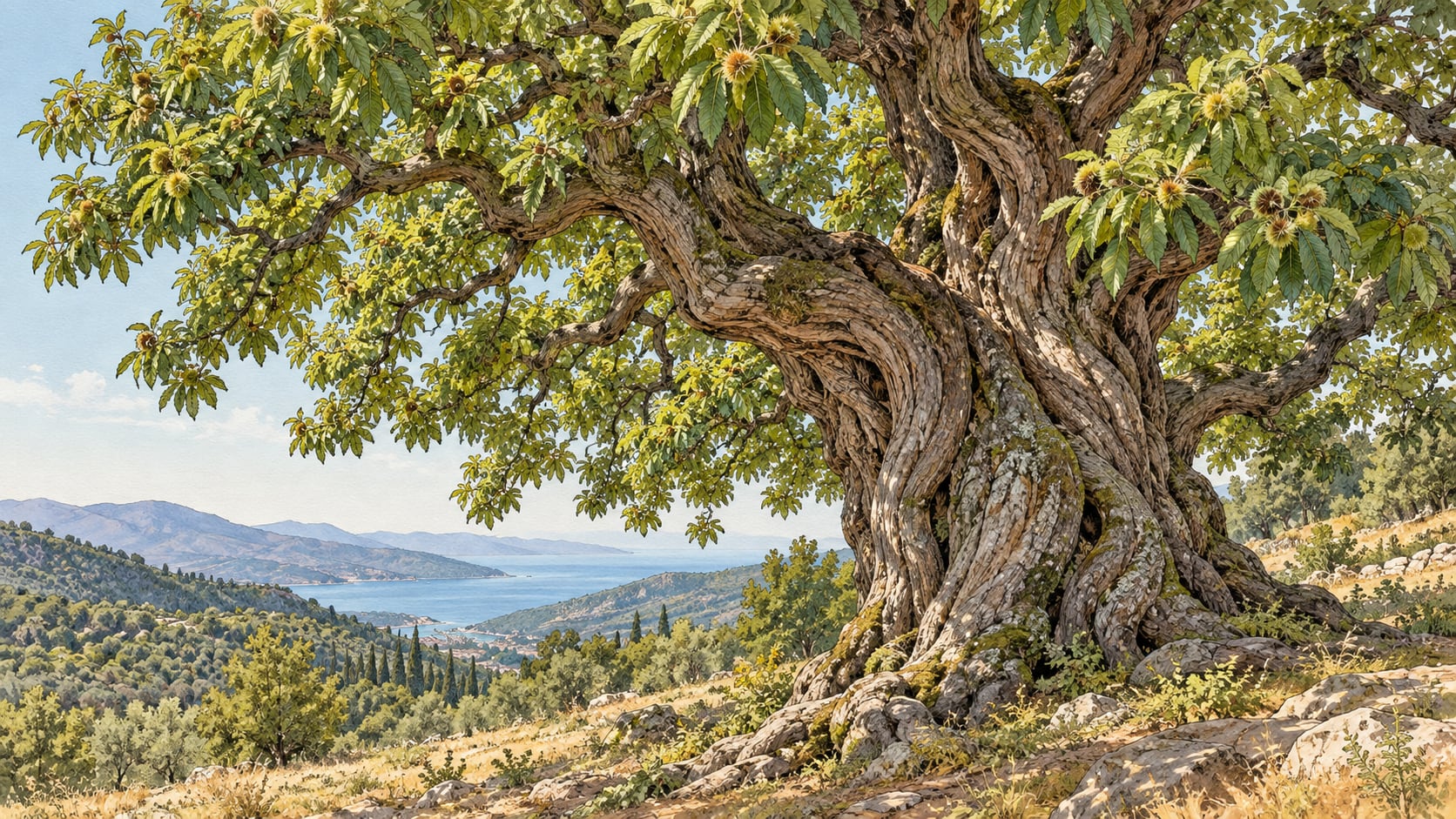 Subaşı Havuzlar Natural Monument çizimi, İstanbul