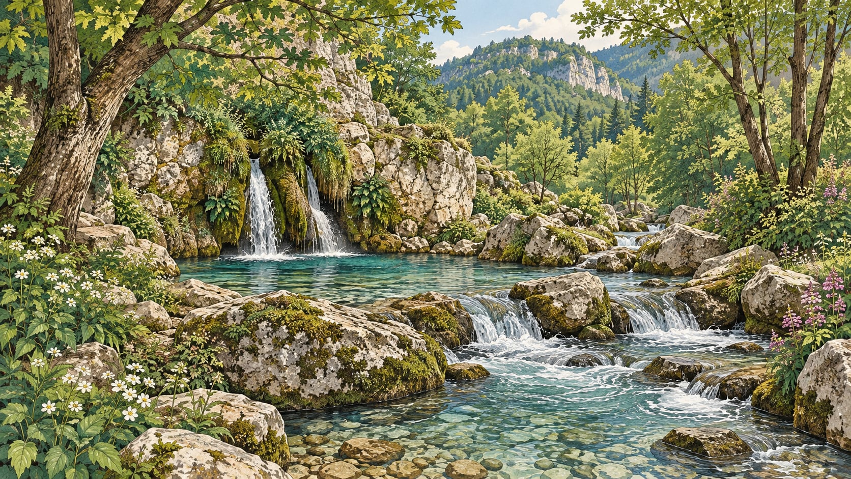 Suçıktı Recreation Area çizimi, Balıkesir