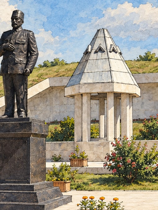 Şükrü Paşa Monument and Balkan War Museum çizimi, Edirne