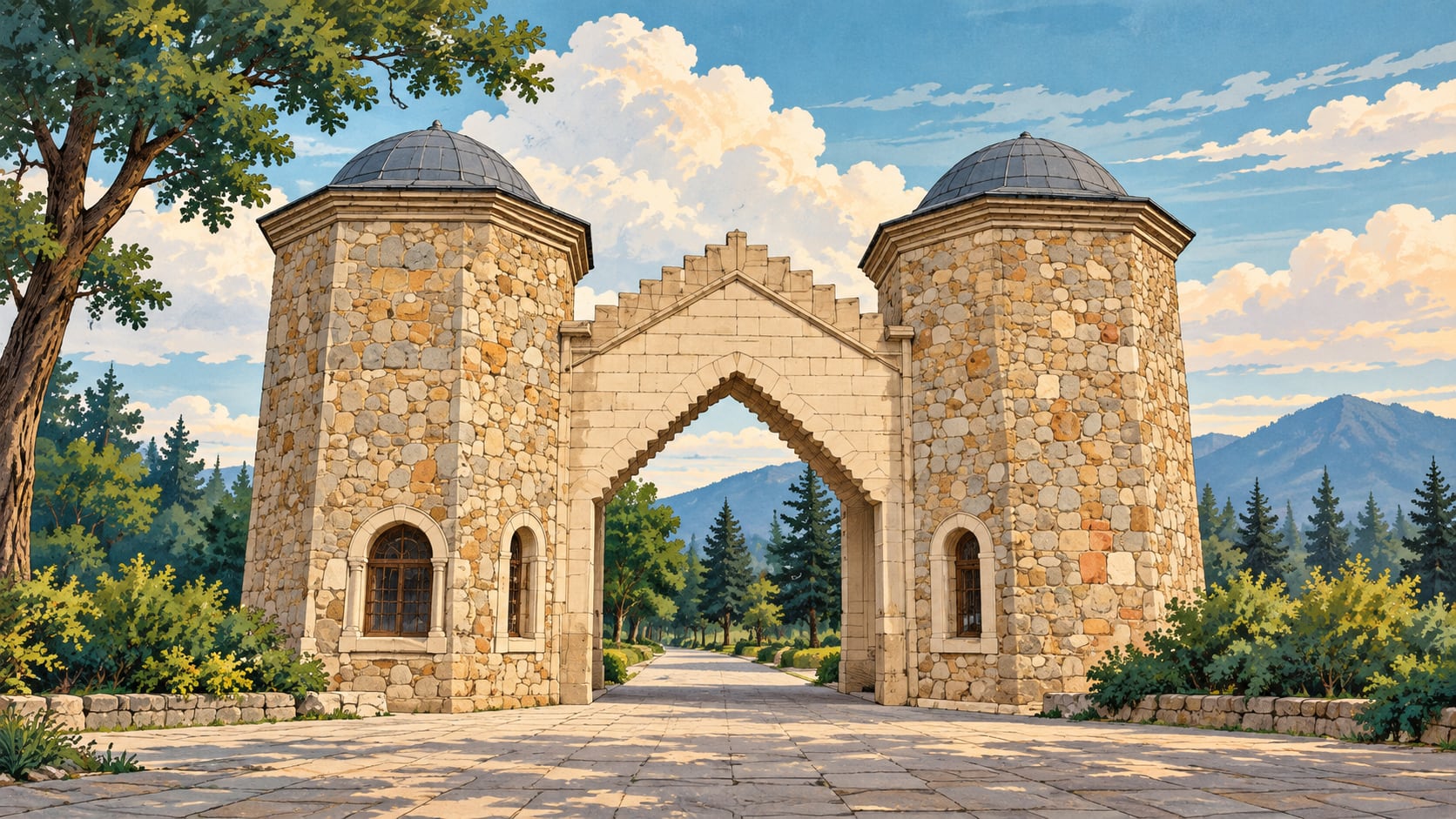 Süleyman Demirel Democracy and Development Museum çizimi, Isparta