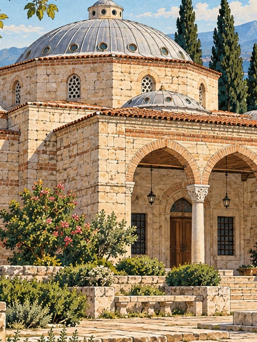 Zeichnung: Süleyman-Paşa-Bad, Kocaeli
