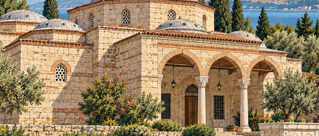 Süleyman Paşa Bath çizimi, Kocaeli