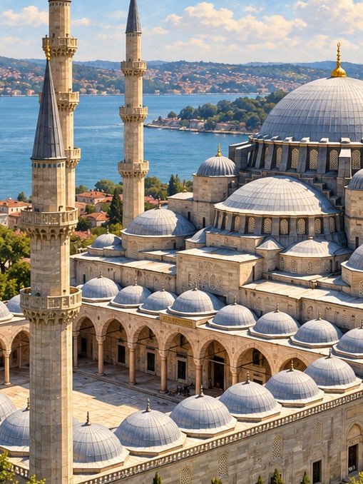 Süleymaniye Mosque çizimi, İstanbul