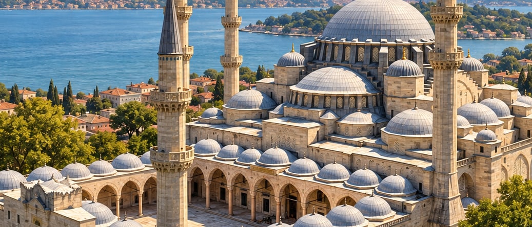 Süleymaniye Mosque çizimi, İstanbul