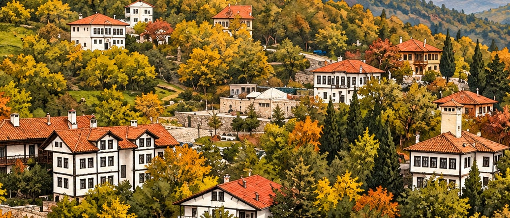 Süleymaniye Mahallesi / Eski Gümüşhane çizimi, Gümüşhane