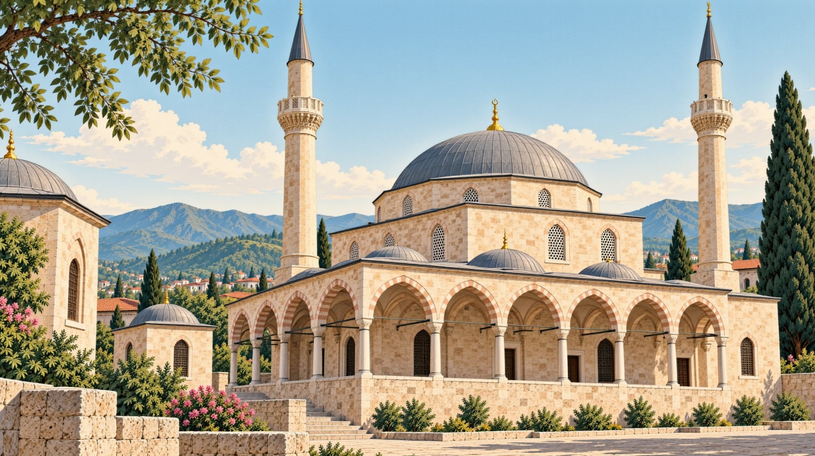 Sultan 4. Murat Mosque çizimi, Elazığ