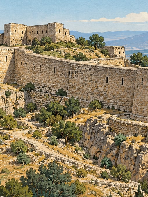 Zeichnung: Sultan-Baba-Grabmal, Kocaeli