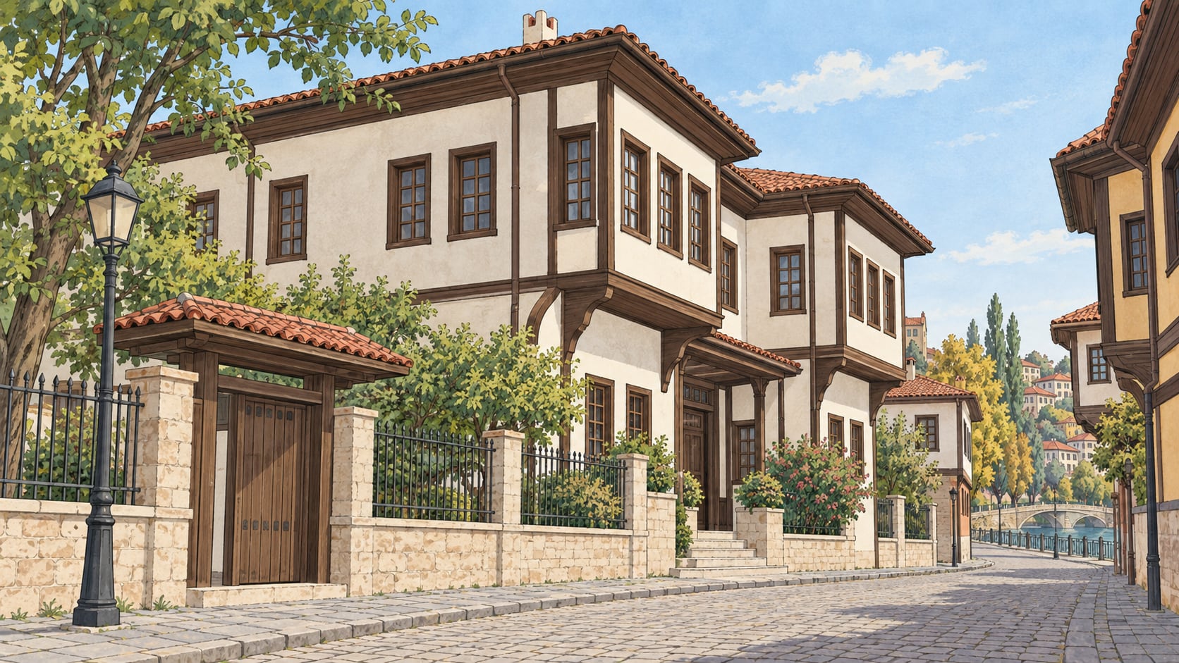 Sultan Mosque and Complex çizimi, Manisa