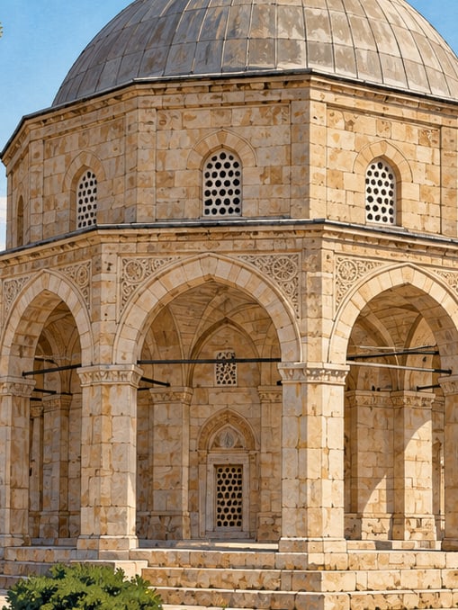 Zeichnung: Sultan-Hatun-Grabmal, Sinop