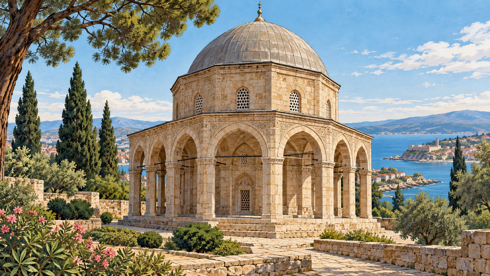 Sultan Hatun Tomb çizimi, Sinop