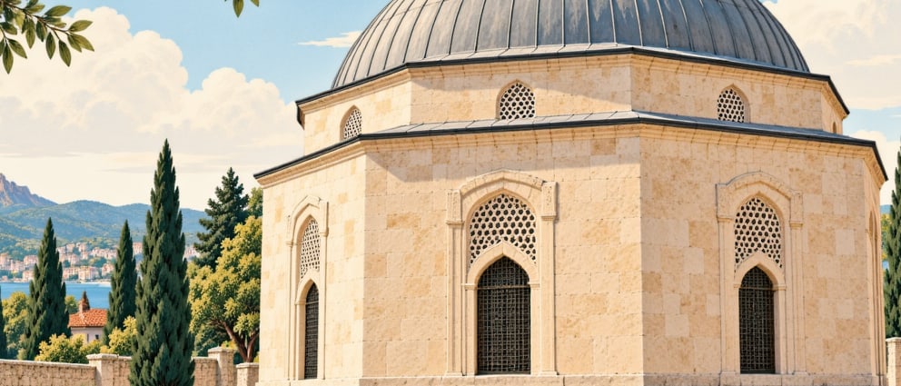 Sultan I.Ahmed Tomb çizimi, İstanbul