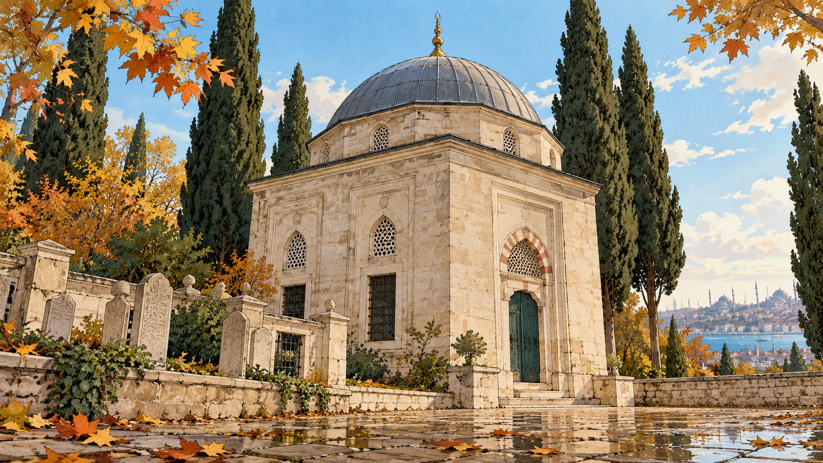 Sultan II. Selim Tomb çizimi, İstanbul
