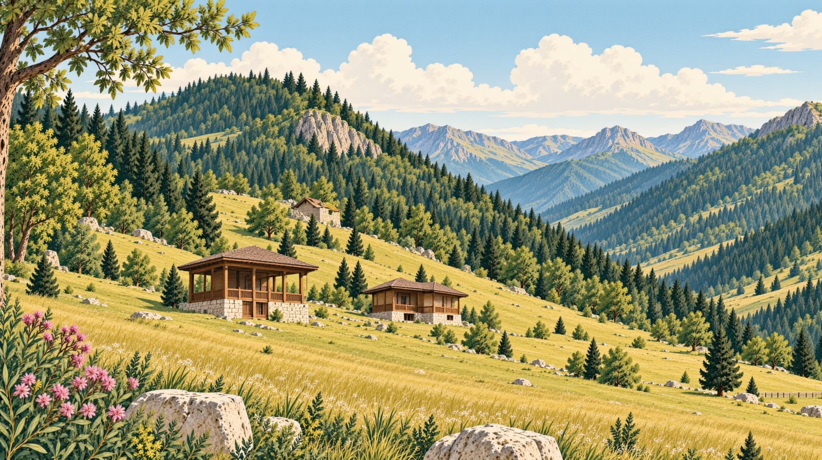 Sultanmurat Plateau çizimi, Trabzon