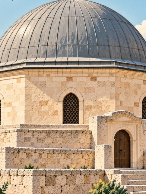 Zeichnung: Grabmal von Sümbül Baba, Tokat