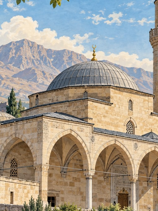Zeichnung: Sungur-Bey-Moschee, Niğde