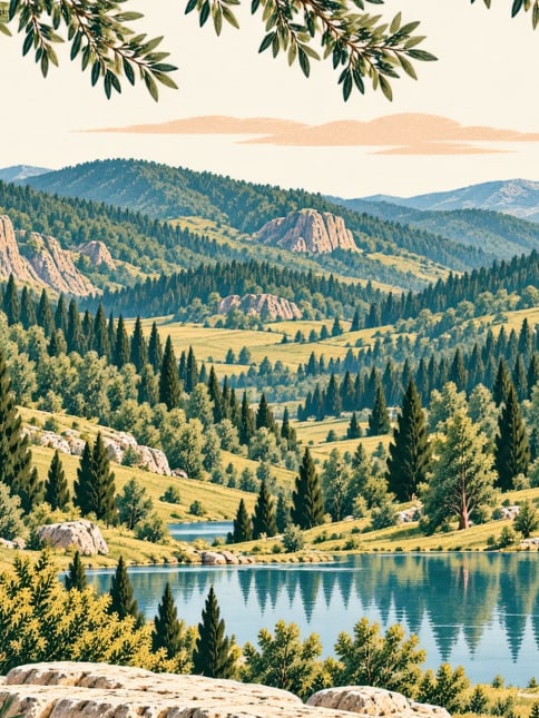 Zeichnung: Naturpark Süreyya, Manisa