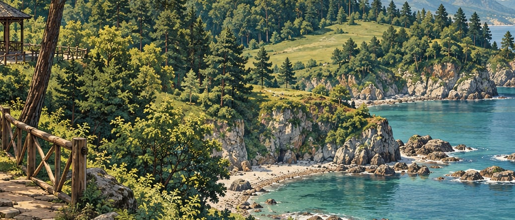 Sürmene Çamburnu Nature Park çizimi, Trabzon