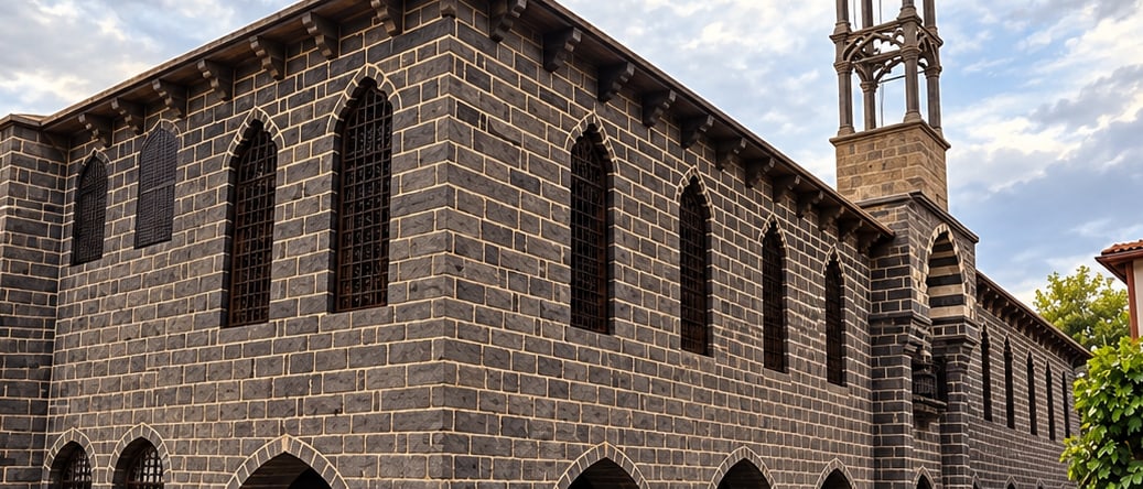 Surp Giragos Armenian Church çizimi, Diyarbakır