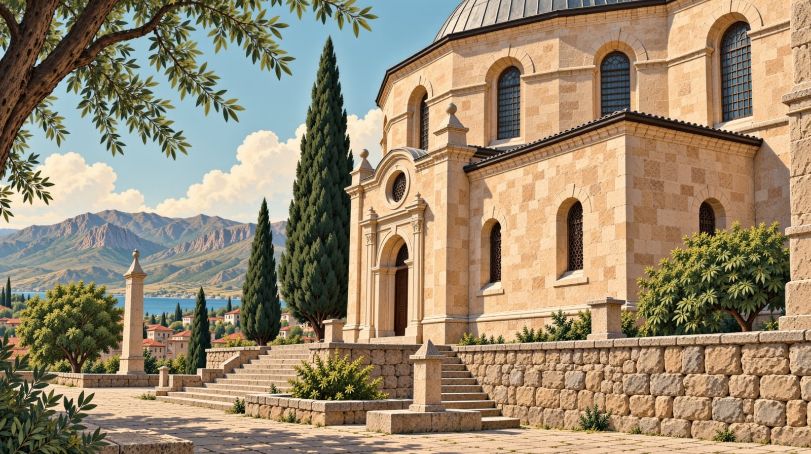 Surp Krikor Lusavoriç Church çizimi, Kayseri
