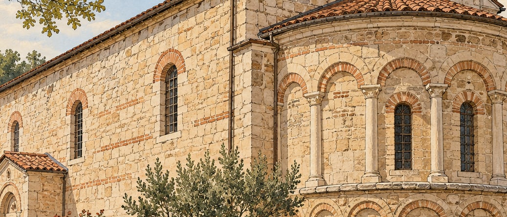 Sweti George Bulgar Church çizimi, Edirne