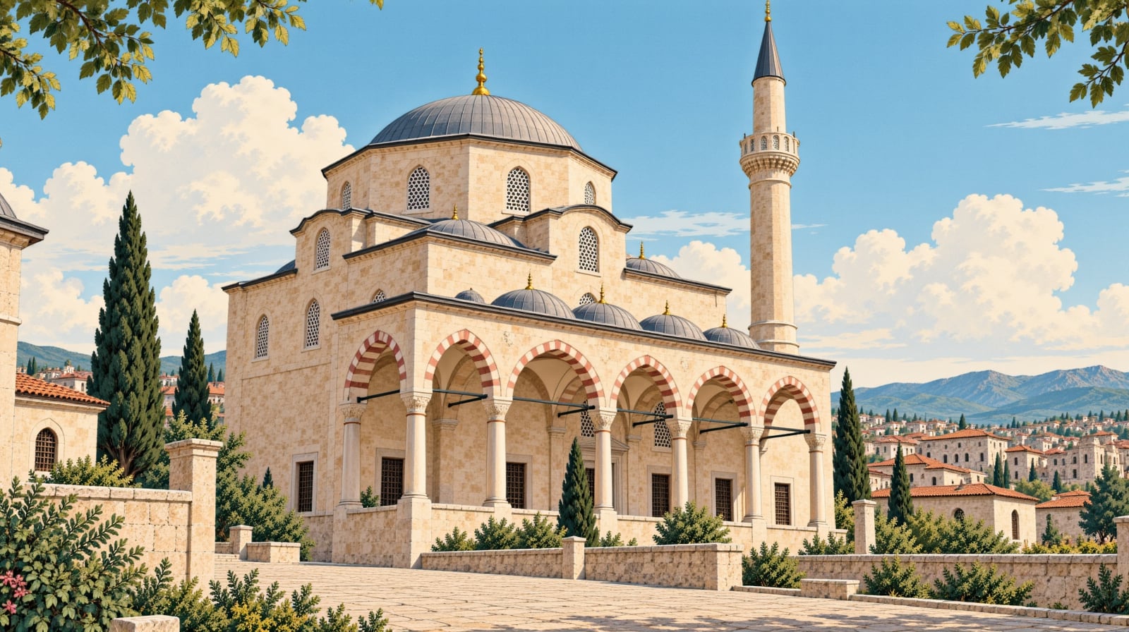 Tabakhane Mosque çizimi, Kilis