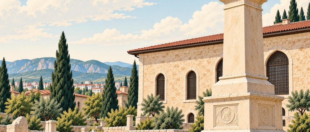 Tabip Yüzbaşı Hamdi Bey Monument çizimi, Kütahya
