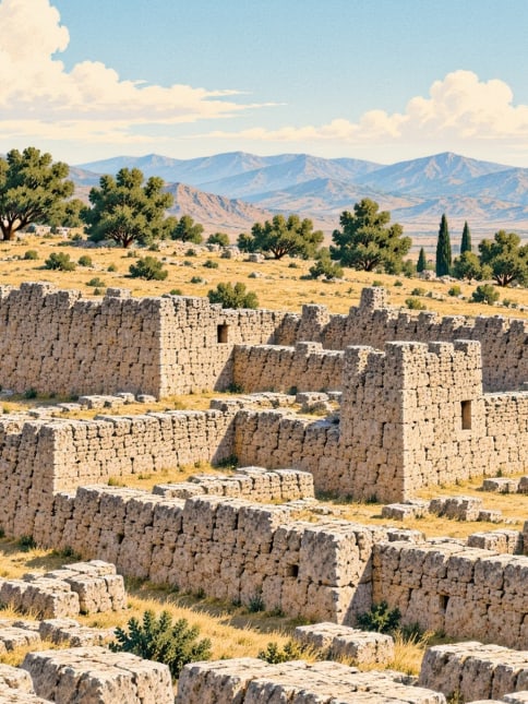 Zeichnung: Burg Tadım, Elazığ