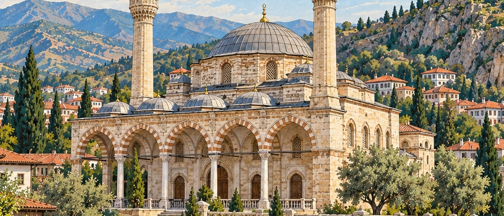 Takyeciler Mosque çizimi, Tokat