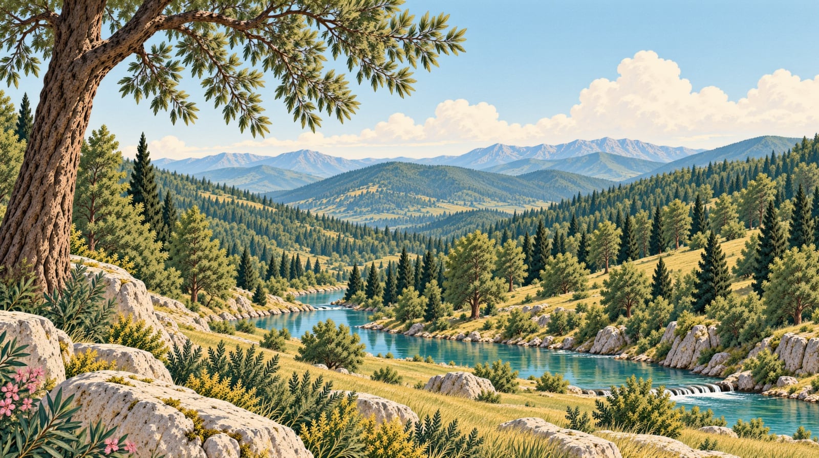 Tanay Nature Park çizimi, İzmir