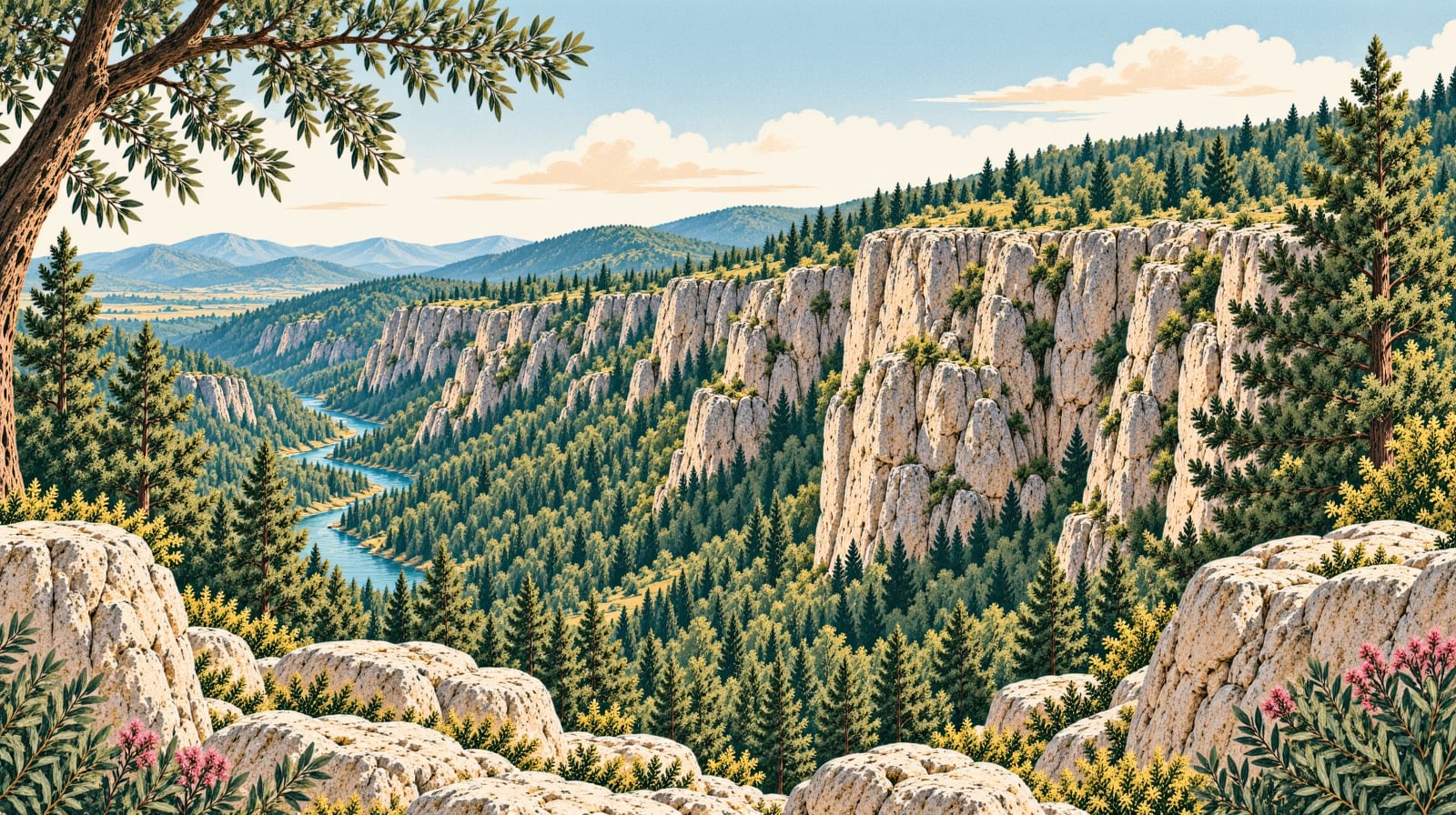 Taraklı Tuzla Canyon çizimi, Sakarya
