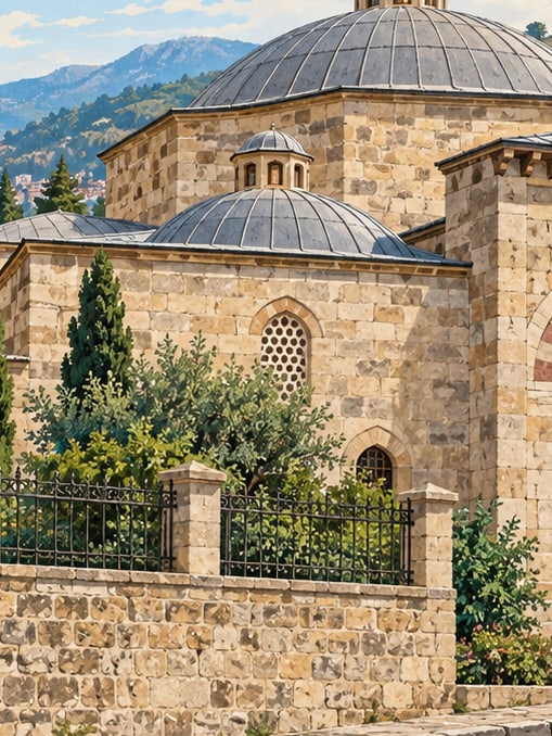 Zeichnung: Historisches Hasan-Paşa-Militärbadmuseum, Trabzon