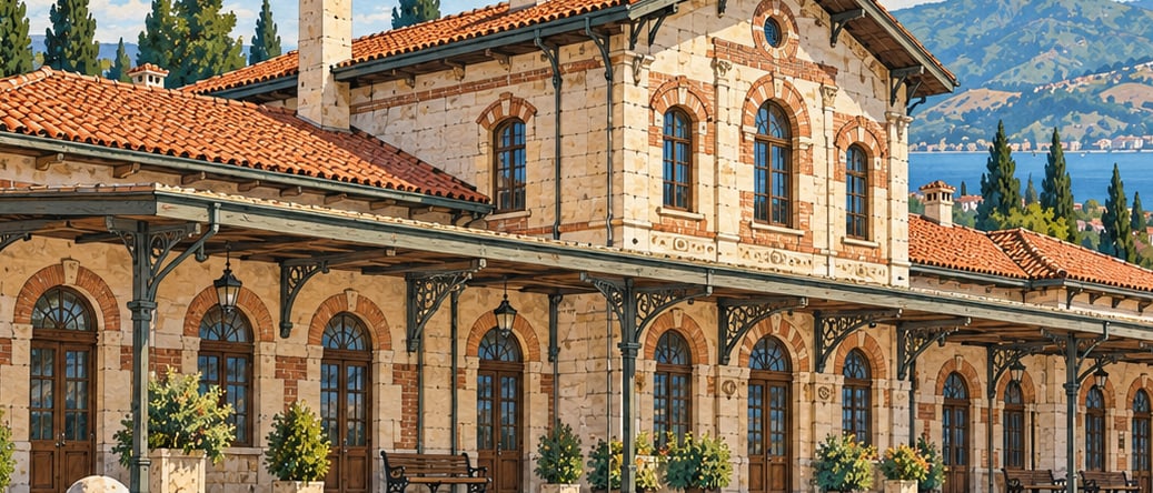 Historical Railway Station - İzmit çizimi, Kocaeli