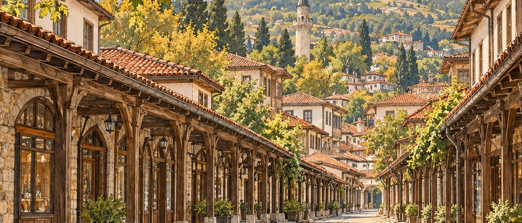 Historical Long Bazaar çizimi, Sakarya
